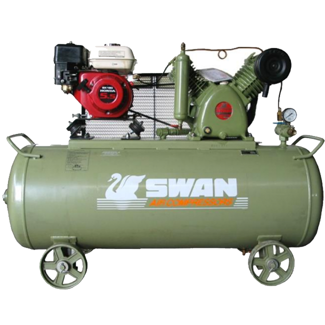 Swan Air Cooled Piston Compressor with B&S Engine I/C6.5 - Click Image to Close